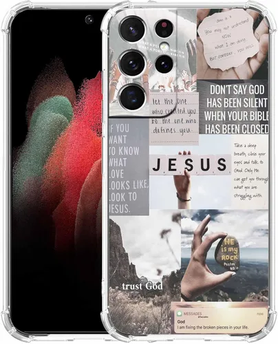 Miniatura 64 de Funda estética de collage para Samsung Galaxy S23 Ultra, patrón de citas positivas, funda de TPU suave de moda compatible con Galaxy S23 Ultra