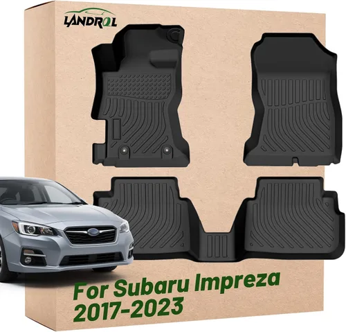 Miniatura 13 de Tapetes de Suelo para Automóvil Reemplazo para Subaru Impreza 2012-2016/ WRX & WRX STi 2015-2021/ Crosstrek 2016-2017/2013-2015 XV Crosstrek