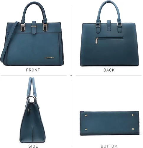 Miniatura 3 de Bolso de mano para mujer con solapa, bolso de hombro con correa, bolso de mano con asa superior, bolso tote, bolso satchel, monedero, bolso