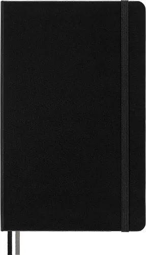 Miniatura 2 de Moleskine Cuaderno clásico expandido, tapa dura, grande (5 x 8.25 pulgadas), punteado, negro, 400 páginas