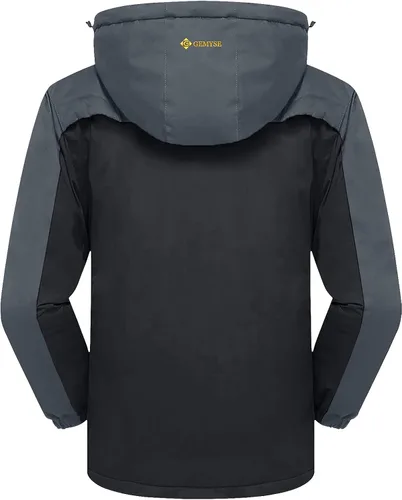 Miniatura 2 de GEMYSE chaqueta de esquí para hombre, impermeable, rompevientos, para la nieve