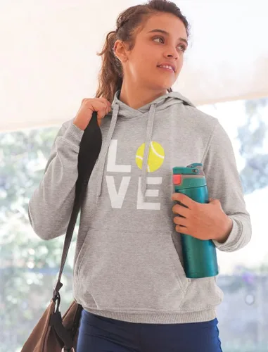 Miniatura 2 de Sudadera de tenis con capucha para mujeres y adolescentes