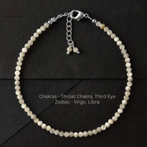Miniatura 4 de Pulsera de cuentas de piedras preciosas de 0.118 in