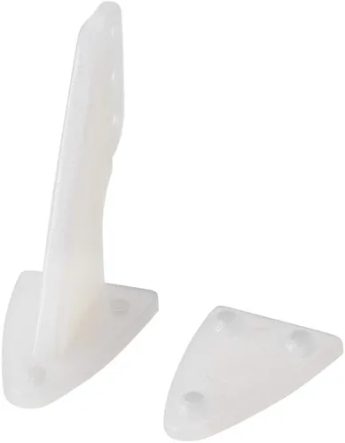 uxcell Cuerno de control, bocinas de plástico de 1.181x1.122 in con 3 agujeros de 0.055 in para piezas de avión RC blanco 10 juegos