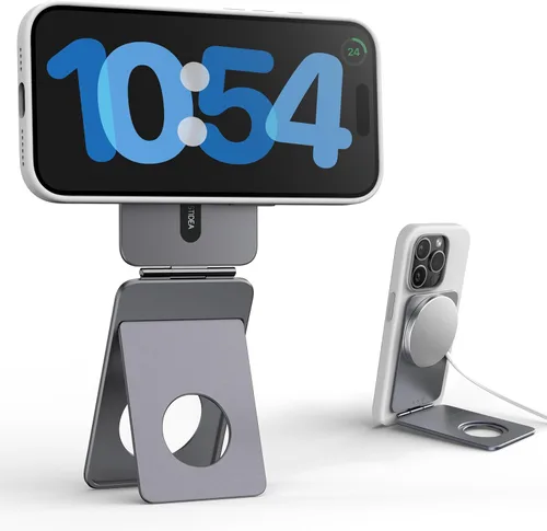 Miniatura 9 de IST IDEA - Trípode Magsafe para iPhone, aleación de aluminio ligero, ajuste de ángulo e imanes fuertes, trípode compatible con 17/16/15/14/13/12