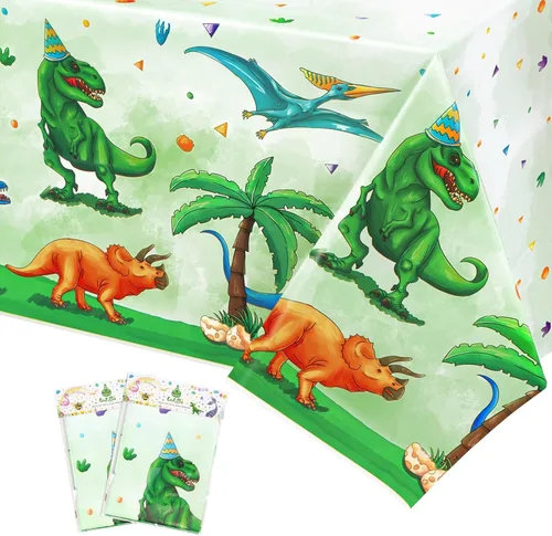 Miniatura 26 de WERNNSAI 2 manteles de unicornio – Decoración de cumpleaños de unicornio, mantel de arco iris, decoración de mesa de arco iris para niños y niñas