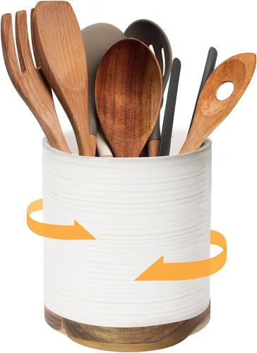 Miniatura 11 de DOWAN Soporte giratorio de 360° para utensilios de cocina extragrande, 7.6 pulgadas para encimera, utensilios de cocina para decoración de cocina