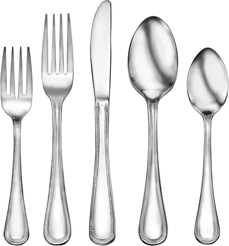 Miniatura 2 de Cucharillas de 24 piezas de cubiertos de servicio de alimentos con diseño Casalinda Tabletop Grand Terrace Hecho en México, dos docenas de cucharas