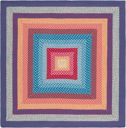 Miniatura 30 de SAFAVIEH Alfombra Lavable Colección Trenzada para Exteriores - 2' x 3', Multicolor, Hecha a Mano y Reversible, No Desprende Pelusa y Fácil