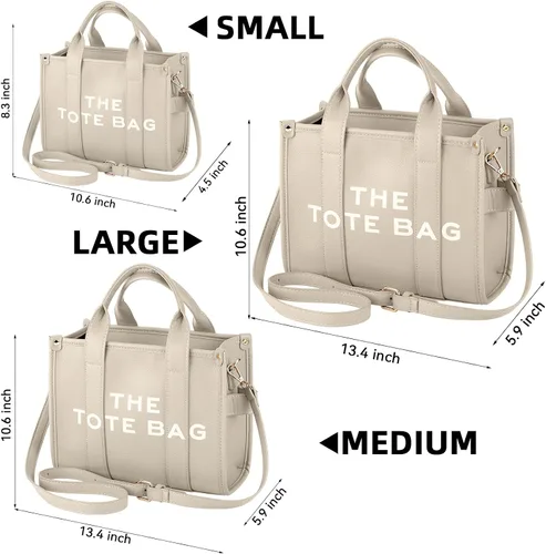 Miniatura 3 de charlore The Leather Tote Bag For Women, Womens Tote Bags with zipper,Can shouldercrossbody,Handbag