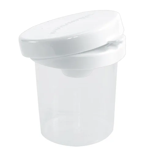 Miniatura 6 de Colorations Vasos de pintura de témpera con tapa blanca antiderrames, para niños, paquete de clase, suministro de pintura (paquete de 10)