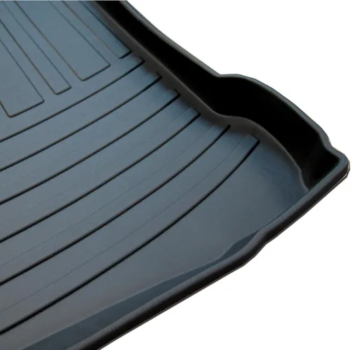 Miniatura 2 de CTM-806 - Alfombrilla antideslizante para maletero de ajuste personalizado, color negro, juego de 1 pieza compatible con Audi Q3 8U 2011-2018
