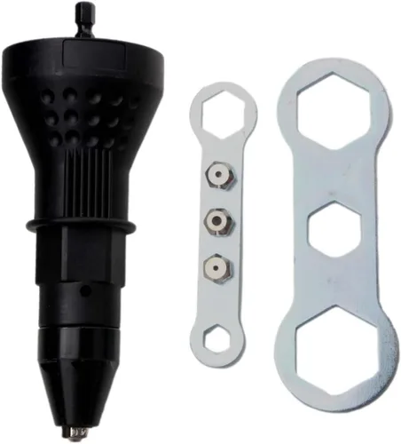 Miniatura 7 de Pistola de remache inalámbrica para taladro sin cable, pistola eléctrica de remache de tuerca, herramienta de remache, adaptador de taladro
