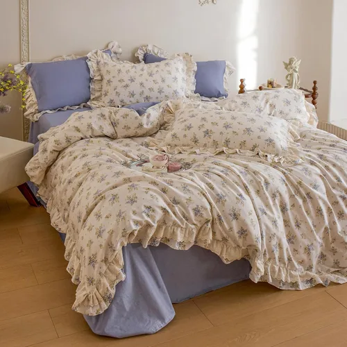 Miniatura 35 de Polka Dot Twin XL Duvet Cover Pink Zipper Twin XL Comforter Cover Cotton Double Gauze Cute Soft Duvet Cover Set with 2 Pillowcases Boho Girls