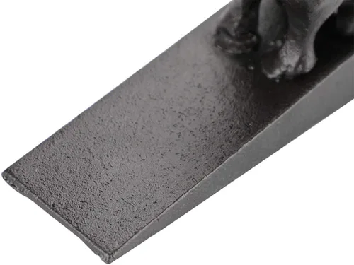 Miniatura 7 de Sumnacon 2 paradas de hierro fundido para puerta de perro, resistentes topes de puerta rústicos para evitar perforar agujeros, cuñas de puerta