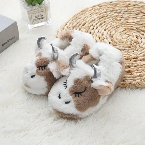 Miniatura 3 de Pantuflas antideslizantes de interior de dibujos animados para bebés y niñas