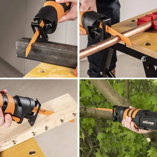 Miniatura 4 de Evolution Power Tools R230RCP - Sierra de vaivén con 4 cuchillas