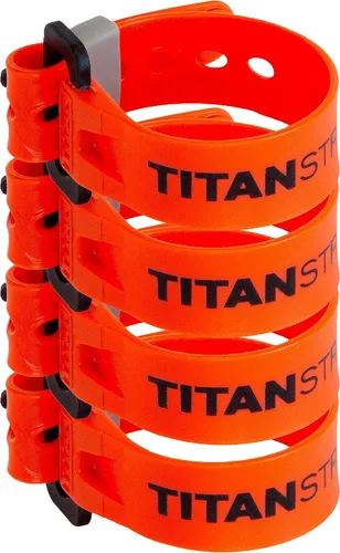 Miniatura 12 de Titan Utility Straps - Correas de tensión fáciles de usar y fiables para asegurar bicicletas y motocicletas, esquís, mangueras de jardín, Verde lima