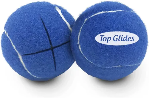 Top Glides Pelotas de tenis precortadas (azul oscuro)