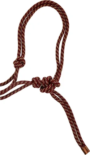 Miniatura 4 de Weaver Leather Cuerda trenzada de diamante halter y plomo Sangría/Oro