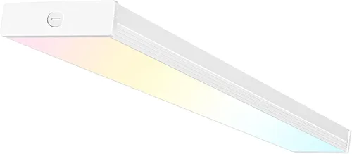Miniatura 10 de hykolity Luz envolvente LED de 4 pies, 40 W, 4400 lm, 4000 K, [equivalente a 2 lámparas fluorescentes de 32 W], lámpara LED envolvente de 4 pies