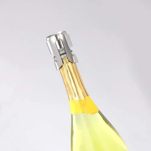 Miniatura 6 de OWO Tapones para botellas de champán de acero inoxidable, corcho de champán reutilizable y tapón ahorrador, Prosecco a prueba de fugas y tapón