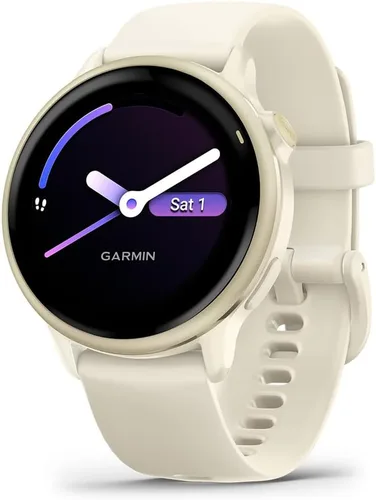 Miniatura 2 de Garmin 010-02985-01 VIVOACTIVE 6 Reloj inteligente GPS de salud y fitness, paquete de hueso con banda de silicona con base de carga Deco Essentials
