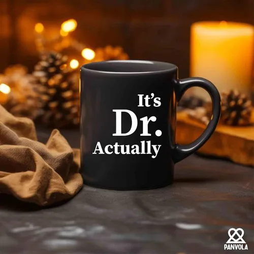 Miniatura 5 de Taza de cerámica con texto en inglés "It's Dr Actually Doctorate", regalo de graduación para estudiantes de doctorado, doctorado, nuevo médico, taza
