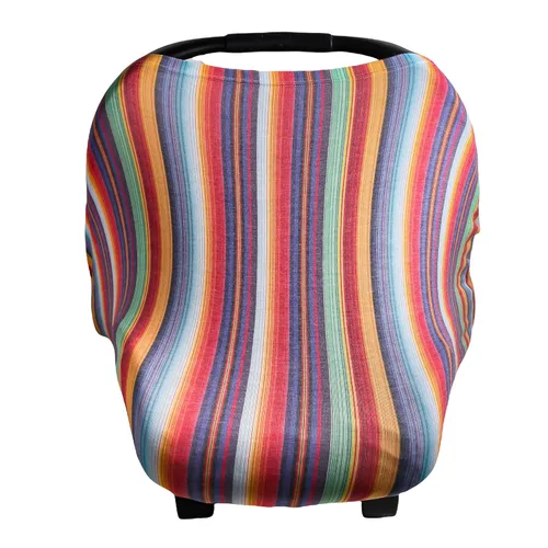Miniatura 675 de Copper Pearl Funda multiusos: fundas de asiento de automóvil, funda de lactancia y funda de cochecito para el sol, tela elástica, uso para todas