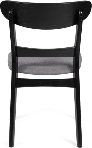 Miniatura 9 de Christopher Knight Home Idalia Silla de comedor, 19.6 pulgadas de ancho x 20.6 pulgadas de profundidad x 30.8 pulgadas de alto, gris oscuro + negro