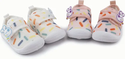 Miniatura 2 de WILLFUN Toddler Squeaky Shoes Baby Boy Girl First-Walking Sneakers Infant Soft Sole Little Kid Trainers for 0-3-Year-old First Walkers
