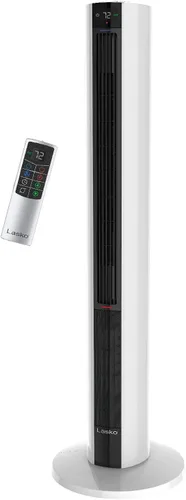 Lasko Ventilador de torre oscilante para todas las estaciones y calentador de espacio en uno para el hogar con termostato ajustable, protección