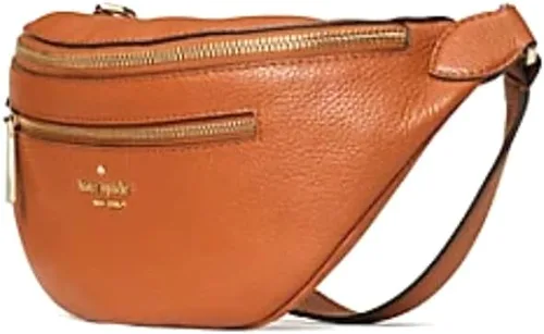 Miniatura 3 de Kate Spade New York Leila - Riñonera de cuero con diseño de pan de jengibre cálido, Marrón