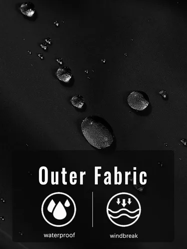 Miniatura 5 de Runcati Chaqueta impermeable ligera para hombre, rompevientos con capucha para senderismo, ciclismo, impermeable