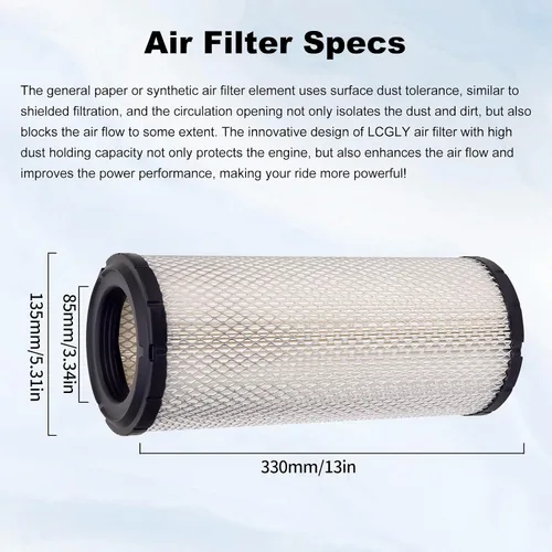 Miniatura 3 de 2 filtros de aire 715900422 707800855 CM-9017 compatibles con Can-Am Maverick X3 900 1000R HO Turbo RR RS/DS/X/XMR/MAX/XDS DPS/XRS/XRC/DPS