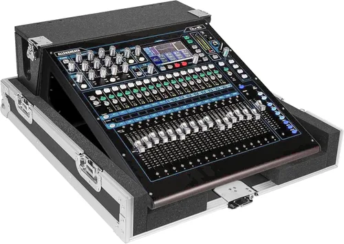Miniatura 13 de Sound Town Estuche Mezclador ATA de Madera Contrachapada con Protección Interior de Espuma y Ruedas Integradas para Mezclador Digital Midas M32 Negro