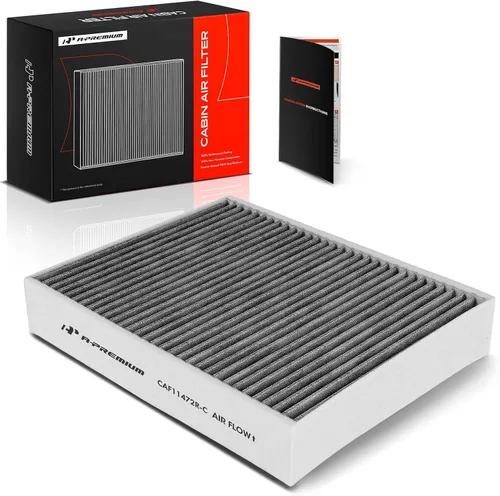Filtro de aire de cabina A-Premium con carbón activado Compatible con BMW 320i, 320i xDrive, 328d, 328i, 330e, 330i, 330i xDrive, 335i, 428i, 430i,
