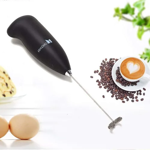 Miniatura 6 de Mezclador de bebidas duradero Mezclador de café de mano, agitador de crema, mezclador de huevos, batidora de cocina, espumador de leche eléctrico