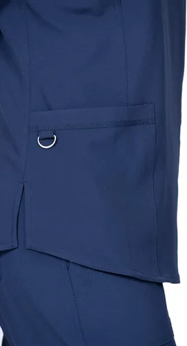 Miniatura 5 de Conjunto de uniforme médico para mujer, con 7 bolsillos, elástico en 4 direcciones, para enfermera, dentista, Elements Select ES2956