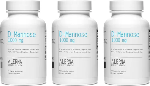 D-Manosa (1000mg), con concentrado de arándano y escaramujo orgánico, apoya la función normal del tracto urinario, 60