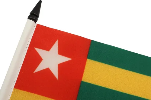 Miniatura 92 de AZ FLAG Sierra Leone Bandera de mesa 5'' x 8'' - Bandera de escritorio de Sierra Leona 21 x 14 cm - Bastón y base de plástico negro