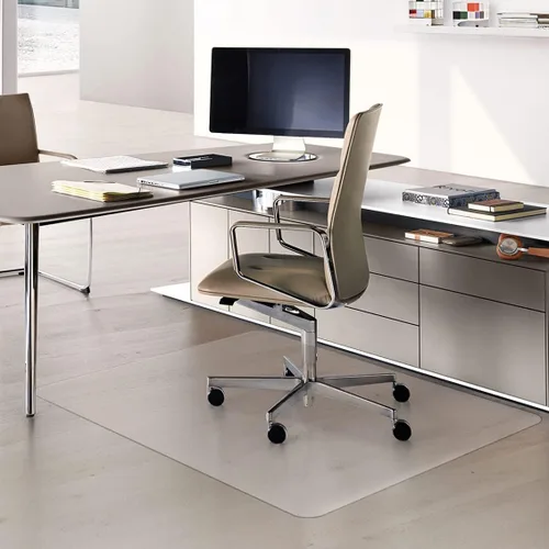 Miniatura 3 de Naturehydro Tapete transparente para silla de oficina para suelo de madera dura, 48 x 30 pulgadas, tapete de fácil deslizamiento para silla