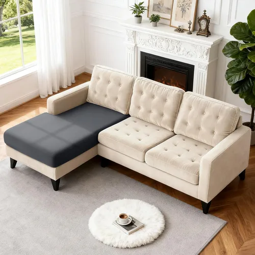 Miniatura 34 de TAOCOCO Fundas de Cojines de Sofá Elásticas Fundas de Asiento de Silla para Sillón, Fundas de Asiento de Sofá de 1 Pieza Protector de Muebles Suave