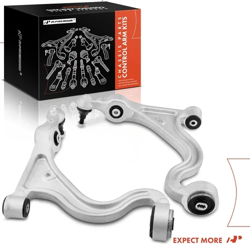 Miniatura 8 de A-Premium 2 brazos de control delanteros inferiores, con rótula y buje, compatibles con Porsche Panamera 2010 2011 2012 2013