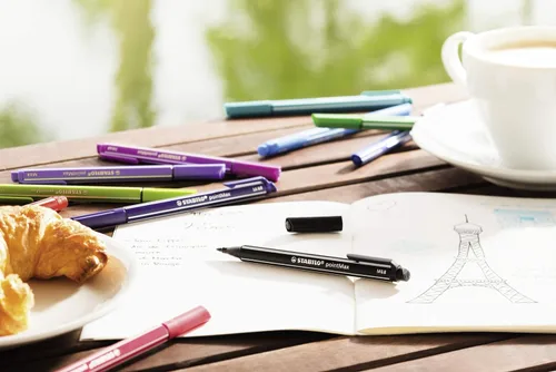Miniatura 7 de STABILO Fineliner pointMax - Paquete de 8 - Colores surtidos Colores Variados