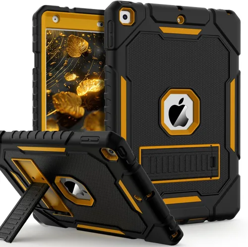 Miniatura 8 de ZoneFoker Funda para iPad de 9ª/8ª/7ª generación 2021/2020/2019 (10.2 pulgadas), Resistente de Servicio Pesado Grado Militar a Prueba de Golpes