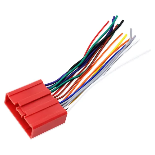 Miniatura 10 de Adaptador estéreo universal del arnés de cableado de la radio del coche del ISO, conector audio del altavoz del cable de alimentación del cable