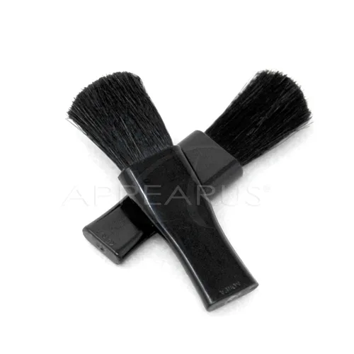 Miniatura 3 de APPEARUS Cepillo desechable para rubor de pelo de cabra – Envuelto individualmente, 25 unidades – Aplicador de polvo de un solo uso para probadores
