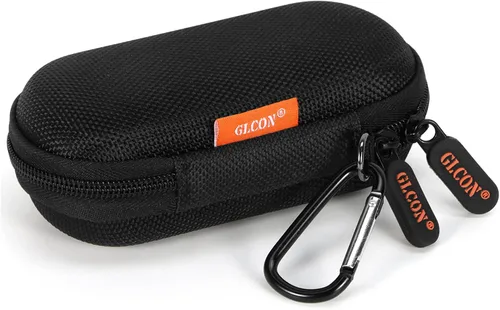 Kardia Mobile - Funda de transporte pequeña ultrarígida para auriculares con cable, monitor de corazón Kardiamobile ECG, 6L/1 L, mini funda portátil
