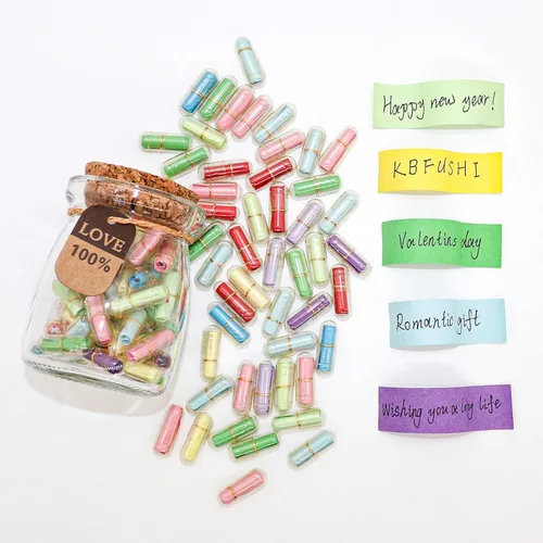 Miniatura 2 de Letras de cápsula con mensaje en una botella, regalos para el día de San Valentín para novio y novia, carta de amor para parejas, hombres y mujeres